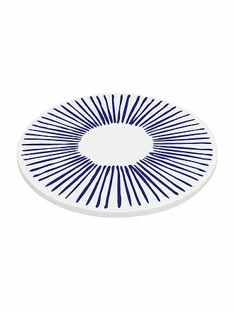 ZASSENHAUS | Posavasos NORDIC 20cm Drops / Azul-Blanco | blau